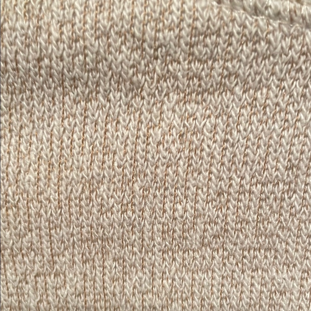 Cream Crew Neck Sweater with Collegiate Style - Picture 6 of 8
